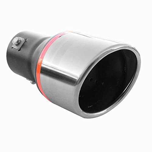 Auspuffblende Endrohr Auspuff Universell Schalldampf Endrohrblenden Blende Sport Edelstahl Rund von 35mm bis 53mm