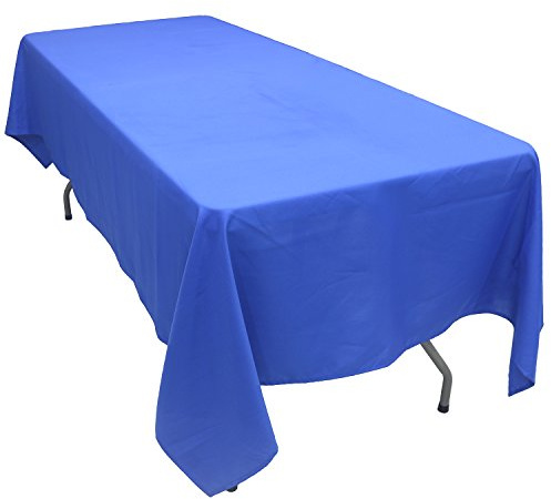 KaitatsuSen Rechteckige Tischdecke aus Polyesterstoff, Königsblau, 150x240cm