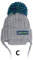 AJS Babymütze Kindermütze Mütze + Schal Wintermütze Baby Winter 3-8 Monate Set Warm Bommel (C)