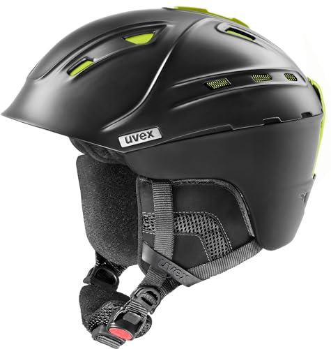 UVEX p2us IAS Ski Helm schwarz/gelb