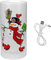 Suny Christmas Led Proiezione A Lume Di Candela Batteria Usb Decorativo Creativo Luce Notturna Ambiente Luce Pupazzo Di Neve Albero Di Natale Fiocco Di Neve