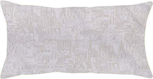 Curt Bauer Mako-Brokat Damast Bettwäsche Empire taupe Kissenbezug einzeln 40x80 cm