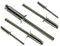 4 X 10 mm (50 Stück) Blindniet mit Senkkopf - Edelstahl VA A2 V2A - Blind-nieten - Popnieten rostfrei DIN 7337 - ISO 15984 | AGBERG