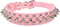 ETOPARS Collar de Cuero para Perro Con Pinchos y Tachuelas Ajustables, Remaches de Púas