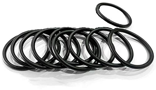 Nitrilkautschuk-O-Ring-Dichtung, Gummi-Unterlegscheibe, runder Dichtungsring, Dichtungsringe, Dichtungstüllen, 35 mm Außendurchmesser, 32 mm Innendurchmesser, 1,5 mm Breite, Schwarz, 50 Stück