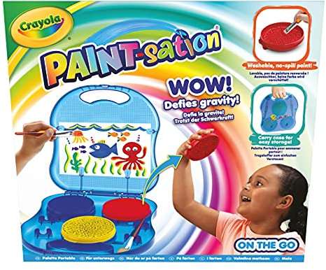 CRAYOLA - Paint-sation On The Go - Loisirs créatifs - Coffret de peintures - A partir de 3 ans