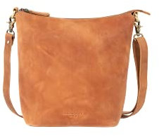 HOLZRICHTER Berlin Shopper No 2-3 (M) Camel - Damen Vintage Hobo Handtasche & Schultertasche handgefertigt aus Premium-Leder