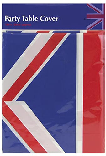 Kunststoff-Tischdecke, Motiv: Union Jack, 120 x 180 cm, Königskrönung