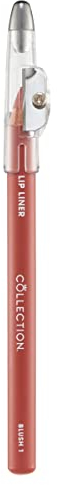 Collection Cosmetics Long-Lasting Lip Liner Pencil with Sharpener, Nude Blush