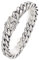 ROLG&CO Kubanisches Kettenarmband Herren Silber/Roségold massiver Edelstahl Panzerarmband Kette Hip Hop Punk Schmuck Miami Kette, 15 mm breit, 8/8,5/9/9,5 Zoll Länge (8.5 Zoll, Rose Gold)