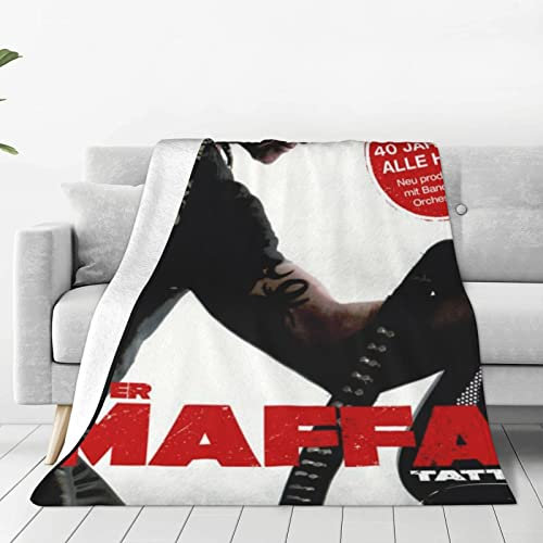 Oudrspo Peter German Maffay Ultraweiche Micro-Fleece-Decke, luxuriöse Anti-Pilling-Flanell-Schlafkomfort-Sofa-Bettwäsche und Reise-Klimaanlage-Decke