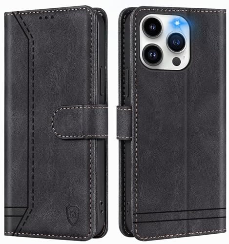 GoodcAcy Cover per Samsung Galaxy Xcover 7,Flip Caso in PU Pelle Premium Portafoglio Custodia [Kickstand] [Slot per Schede] [Chiusura Magnetica] per Samsung Galaxy Xcover 7-Nero