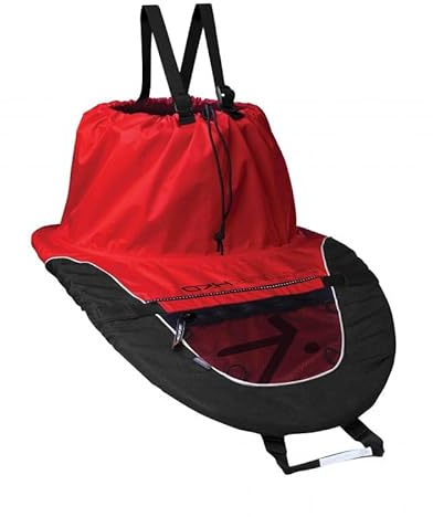 Hiko Trek Bungee PU Spritzdecke Spritzschutz Spritzrock Kajakschutz, Farbe:rot, Größe:C80