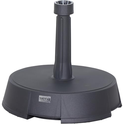 möbelando Kunststoffschirmständer >20 kg Kunststoff/Beton< in anthrazit - 40x9x40 (BxHxT)