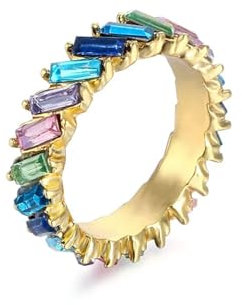 SKJUBLPG Ring Ringe Damen Bijouterie Herren Damenringe Für Damen Ringe Schmuck 10 Blaubunt