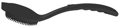 Hoement Cepillo para Limpiar Ollas y Sartenes De Silicona Mango Largo Negro, Resistente y Flexible, Herramienta De Limpieza para Cocina, Adecuado para Ollas, Sartenes y Fregaderos, Uso Doméstico