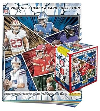 Panini National Football League 2024 Sticker & Cards - 1x Stickeralbum + 1x Display je 50x Stickertüten
