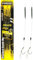 PRO FILSTAR Karpfenangeln Combi Rig Angelhaken Wide Gape N6, Fluorocarbon Vorfach 20cm, Аnti Тangle Sleeve, Flechtschnur - Pop Up Angel Köder - Boilies Haar Rig - Karpfen Angeln Zubehör - Carp Fishing