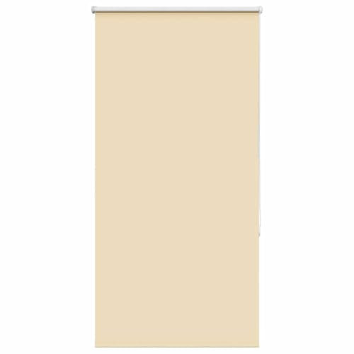vidaXL Verdunkelungsrollo Beige 75x150cm Stoffbreite 70,7 cm Polyester, Rollo, Klemmfix, Thermorollo, Verdunklungsrollo, Klemmrollo, Fensterrollo