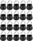 Nsssunnre 20 Pz Mini Candy Bollitori Strega Scheletro Calderone Supporto Pentola con Manico per Halloween Pasqua Festa di San Patrizio