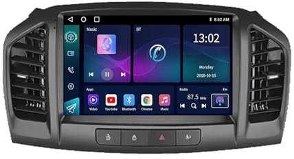 Android 13 2 DIN Car Radio Stereo para Opel Insignia 2008-2012/Buick Regal 2009-2013 9 Pulgadas Autoradio con WiFi GPS Rear View Camera RDS FM BT DVR SWC Ventilador de refrigeración(2+32G)