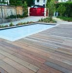 Sud Bois Pack Lame de Terrasse Lisse 2 Faces Bois Exotique 21x145 Cumaru 1er Choix Longueur 0,95 m Lot de 7