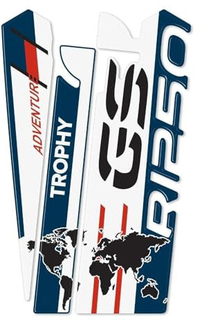 SNWDBH Adesivi per Serbatoio Carburante per B&MW R 1250 GS Adventure Trophy, Protezioni Decorative E Accessori
