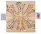 Engelhart – 350264 - XL Tock Spiel aus Holz - 6 Spieler - Klappbarer Koffer aus Hevea-Holz - Traditionelles kanadisches Gesellschaftsspiel - Spielverlauf mit Karten – 2 bis 6 Spieler - Ab 6 Jahren