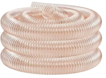 WDFYM 1,2mm Pelletschlauch 1 Meter NW mit CU-Litze Saugschlauch Rückluftschlauch Förderschlauch, Schlauchlänge:1m(Dia-2.4inch(60mm))