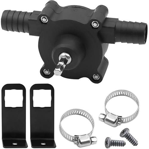 Portable Mini Electric Drill Pump, Electric Drill Self-Priming Pump for Water, Oil & Diesel for Quick & Efficient Fluid Transfer, Handheld Self-Priming for DIY, Gardening & Emergency