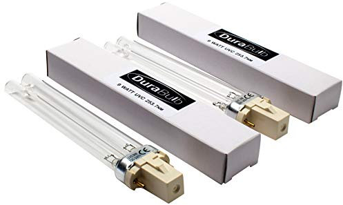 DuraBulb lot de 2 ampoules de rechange UV PLS 9W pour filtre de bassin UVC