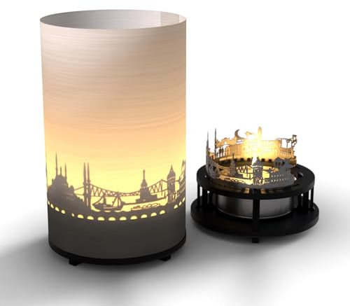 Istanbul Premium Geschenkbox: Faszinierendes Schattenspiel | Magisches Souvenir mit Silhouette & Skyline | Perfekt für Istanbul-Fans