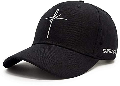 Baseball Cap Cross Jesus Christus Kreuz Hip Hop Caps Schwarz Casual Print Männer Papa Hüte Knochen