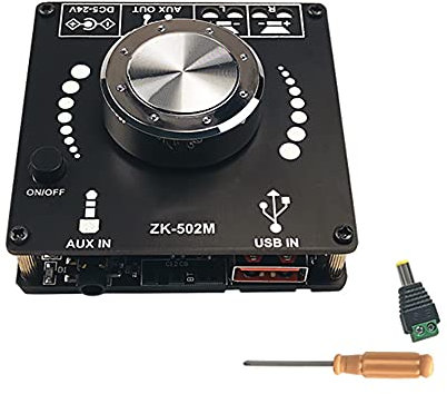 DollaTek ZK-502M Audio Mini 2.0 Stereo 50W + 50W Modulo amplificatore digitale bluetooth 50W * 2 AMP Amplificador Home Theater AUX USB