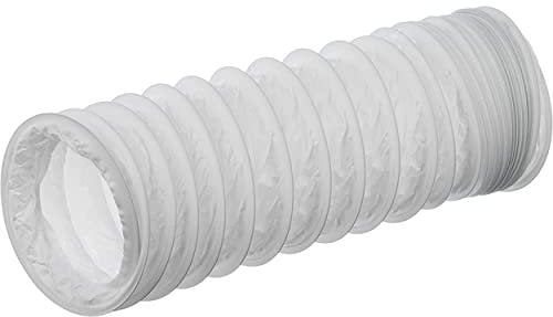 LIRAST Ø 125 mm / 1m PVC Flexible Ducting - Ventilation Duct Hose for Tumble Dryer, Cooker Hood, Extractor Fan, Air Conditioner