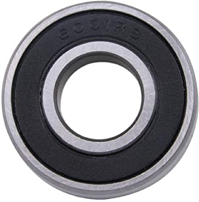 2 Stück, 6001rs Rillenkugel Miniaturlager, 12*28*8mm Motordeckel abgedichtete Lager, 52100 Chromstahl, 6001-Rs Kugellager