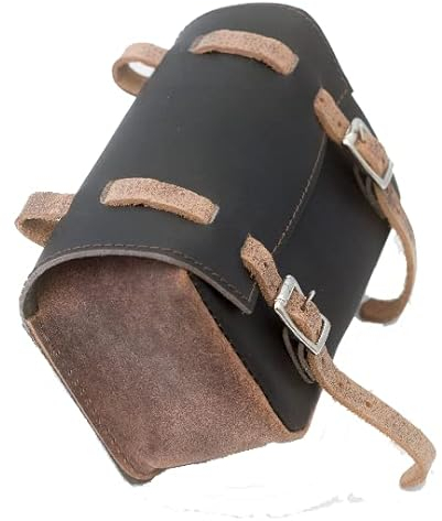 London Craftwork Bike Werkzeugtasche Echtleder Vintage Retro Fahrrad in Schwarz Vintage Braun Box-bl-raw