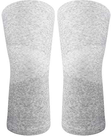 Rodilleras Térmicas Suaves para Invierno, Calentadores de Piernas, Acogedor, Cálido, para Esquiar, Ciclismo, Camping, Correr, Protector de Soporte para Hombres y Mujeres (L)
