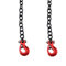 KEEDA RC Tow Chain Trailer Hook Decorative Accessories for 1:10 RC Rock Crawler Axial SCX10 Traxxas TRX4 Wraith D90 Tamiya CC01 Redcat (Red)
