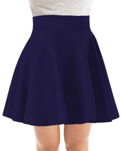 PopCouture Mini gonna svasata a vita alta da donna, Marina Militare, 52-54