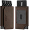 DUGRAFT Pop-up Porta Carte Portafoglio RFID Blocking Sottile Custodia Porta Carte di Credito in Alluminio con Tasca per Soldi Aziendali per Carte di Credito Banconote e Monete