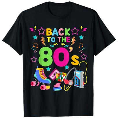 Beste 80er Jahre Kostüm Mottoparty Karneval - Ich Liebe 80er T-Shirt