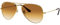 Ray-Ban Pilot Aviator Original mit Care-Kit (Gold | Light Brown, Large 58)