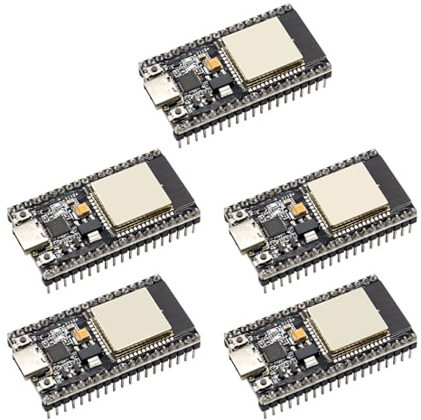 ESP-WM-32 Development Board AYWHP 5 Pcs ESP ESP-WM-32 Module with CP2012 Chip WiFi+Bluetooth Dual Core Support STA/AP/STA+AP Type-C Interface 38 PINS Soldered Version Compatible with Arduino