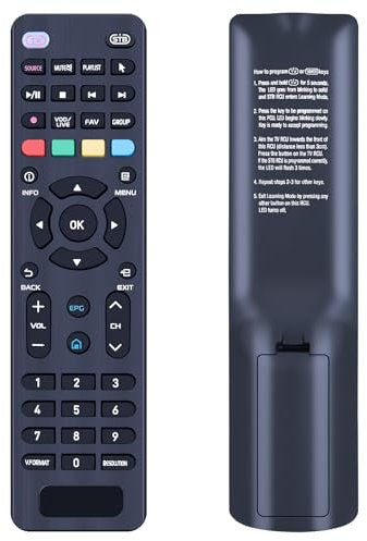GOUYESHO Télécommande de Remplacement pour Dreamlink Formulate Z10 Pro Max, Z10 Pro, Z8 Pro, Z8, Z+, Z + Neo, Z Nano, Z Alpha, Z7+, Z7+ 5G, ZX, ZX 5G, CC, T1, T2, T1+, Dlite, Dlite+ TV Box