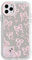 NITITOP Compatible with iPhone 11 Pro Max Case Cute Mirror Bow Love Heart Pattern for Women Girls Ribbon Design Shockproof Silver Protective Phone Cover - Light Pink Bow