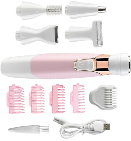 Healeved 5 1 Rasoir Électrique Multifonction 5 En 1 Rasoir Pour Cheveux r Pour Femme rs Femme Tondeuse à Sourcils Épilateur r Tondeuse Bikini r à Jambes Électrique
