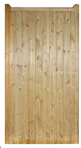 Draton Wooden Garden Gates 70mm Thick Frames with Tongue & Groove Quality Wood Timber (900mm Wide x 1800mm High DR52)