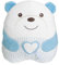 Chicco Peluche Tenero Orsetto, Morbido Peluche Elettronico per Bambini, Imbottitura Morbida, 20 Minuti di Musica Rilassante e Meditativa, Luce Soffusa, Lavabile in Lavatrice, 0 Mesi +, Azzurro