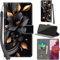 Handyhülle für Samsung Galaxy S21 Hüllen Premium Leder Case Klappbar Wallet Magnet Kartenfach Standfunktion Schutzhülle kompatibel mit Samsung S21 Cover,Blumen